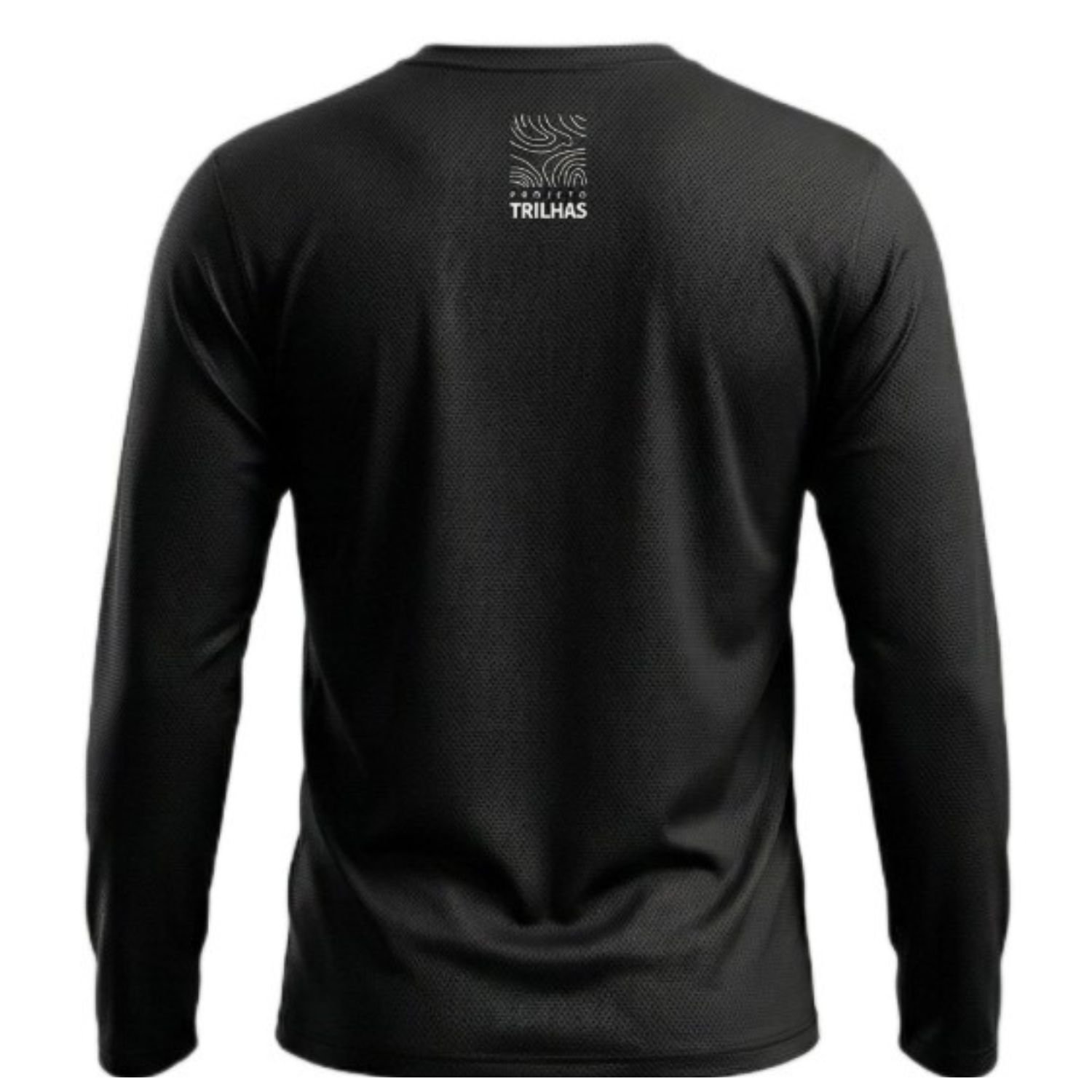 Blusa Projeto Trilhas Dry Fit Preta Manga longa 2